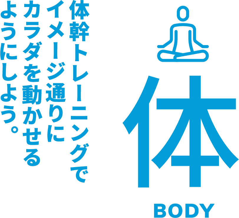 体幹トレーニングでイメージ通りにカラダを動かせるようにしよう