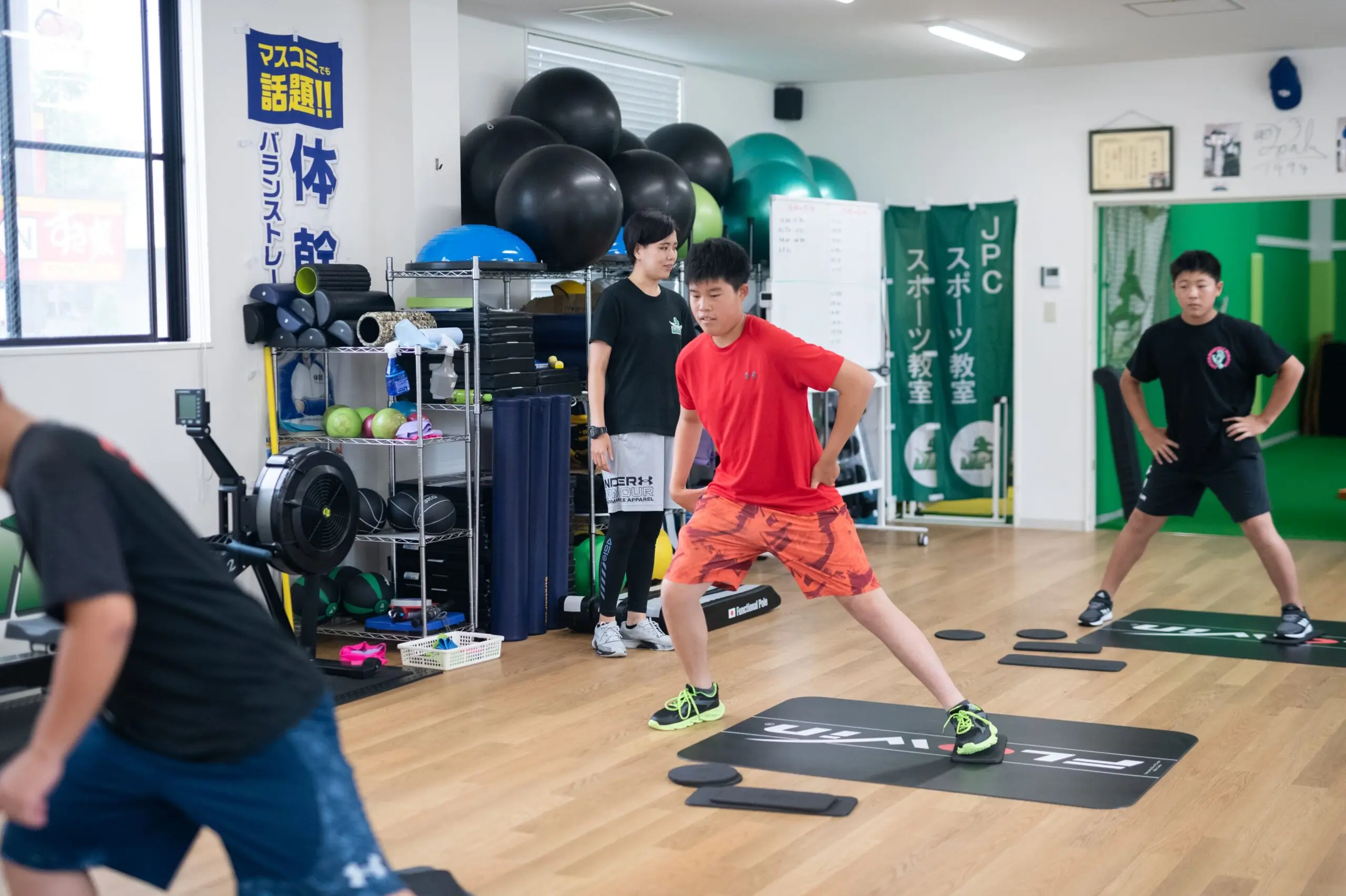 体幹トレーニングの様子9