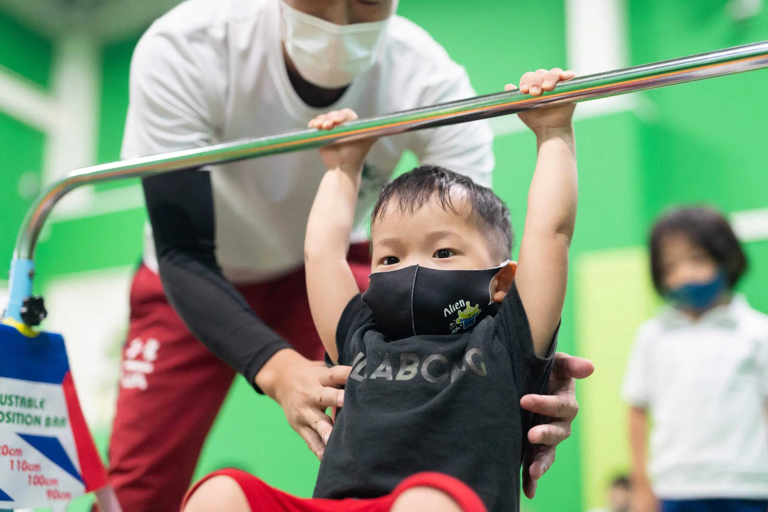 園児 体操体幹トレーニングの様子6