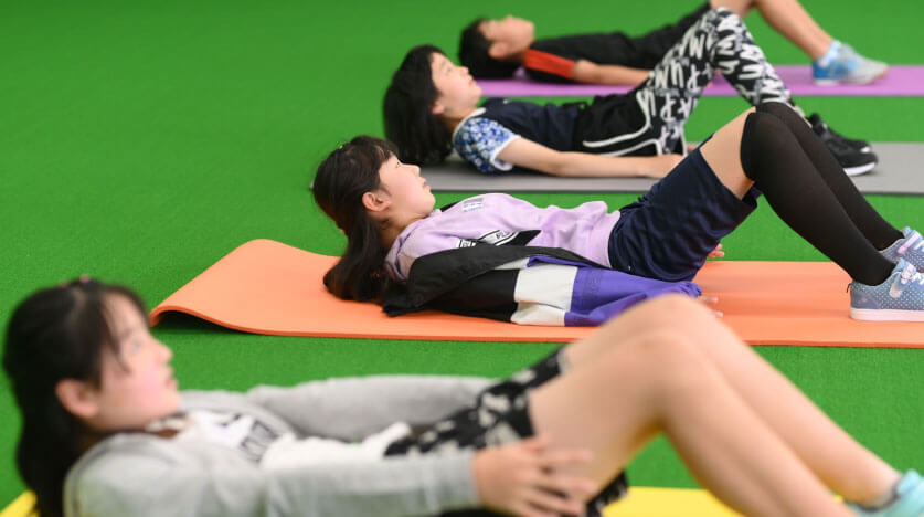 小学生向け体幹トレーニングクラス
