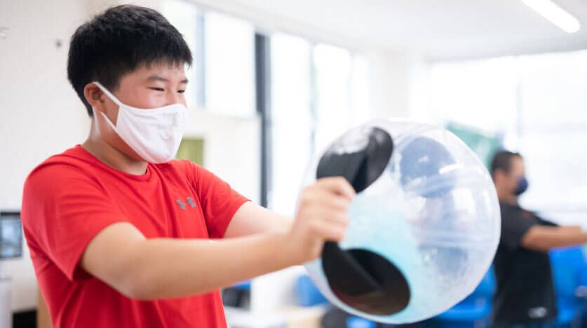 中学生向け体幹トレーニングクラス