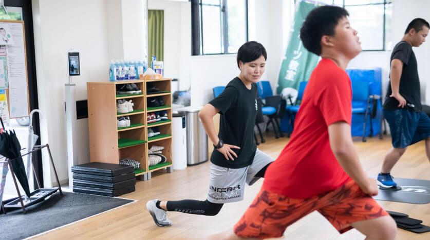 中学生向け体幹トレーニングクラス